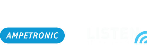 Powered by Ampetronic en Listen Technologies